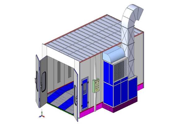 Những vấn đề cần chú ý khi thiết kế phòng phun cát